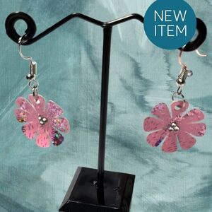 Faux Leather Dangling Earrings